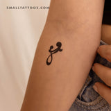 Mother And Son Temporary Tattoo (Set of 3)