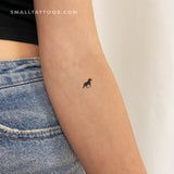 Black Horse Temporary Tattoo - Set of 3