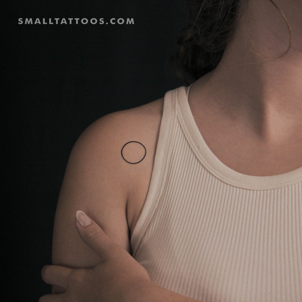 Tatuaje temporal circular (juego de 3)