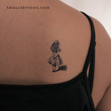 Alice in Wonderland Temporary Tattoo (Set of 3)