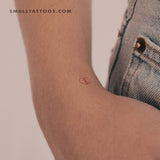 Small Red Broken Heart Temporary Tattoo (Set of 3)