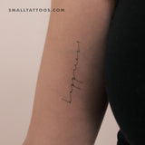 'Happiness' Temporary Tattoo (Set of 3)