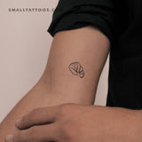 Croissant Temporary Tattoo (Set of 3)