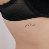 Amar Wave Temporary Tattoo (Set of 3)