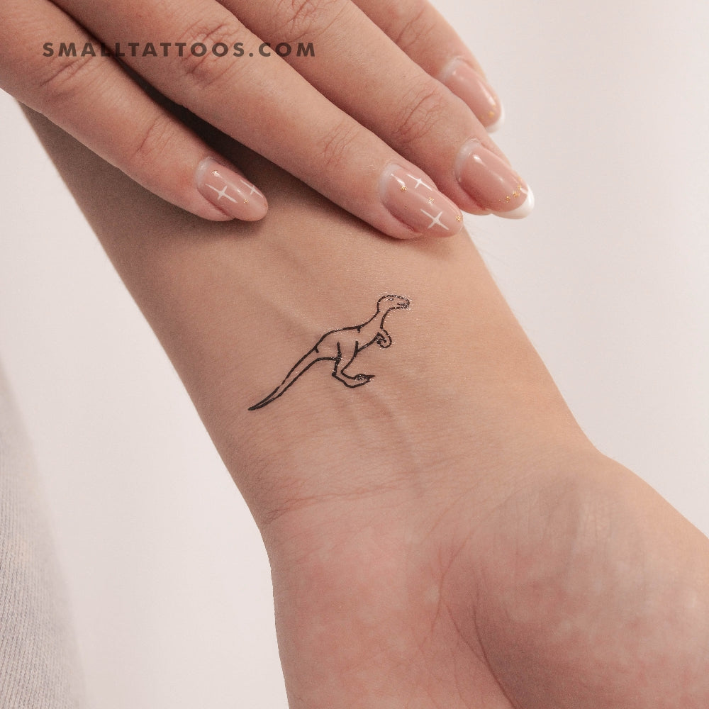 Velociraptor Temporary Tattoo (Set of 3)