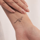Velociraptor Temporary Tattoo (Set of 3)