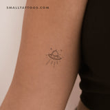 Unidentified Flying Object Temporary Tattoo (Set of 3)