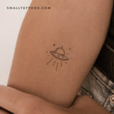 Unidentified Flying Object Temporary Tattoo (Set of 3)