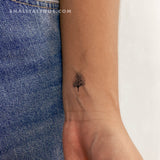 Small Leafless Tree Temporary Tattoo (Set of 3)
