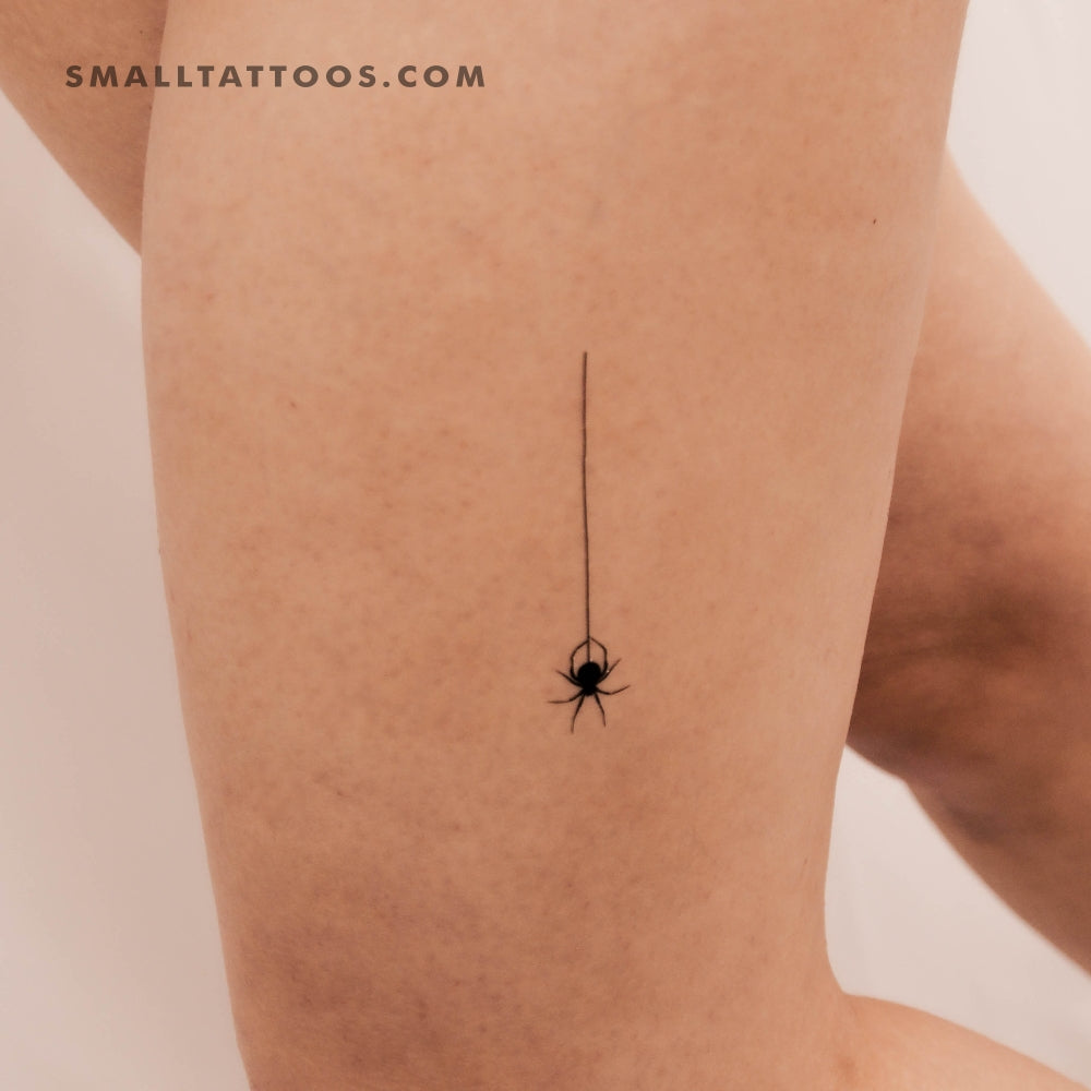 Hanging Spider Temporary Tattoo (Set of 3)