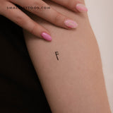 Ansuz Rune Temporary Tattoo (Set of 3)