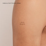 Double Wave Temporary Tattoo (Set of 3)