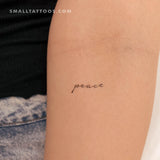 Peace Temporary Tattoo (Set of 3)