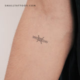 Barbed Wire Temporary Tattoo (Set of 3)