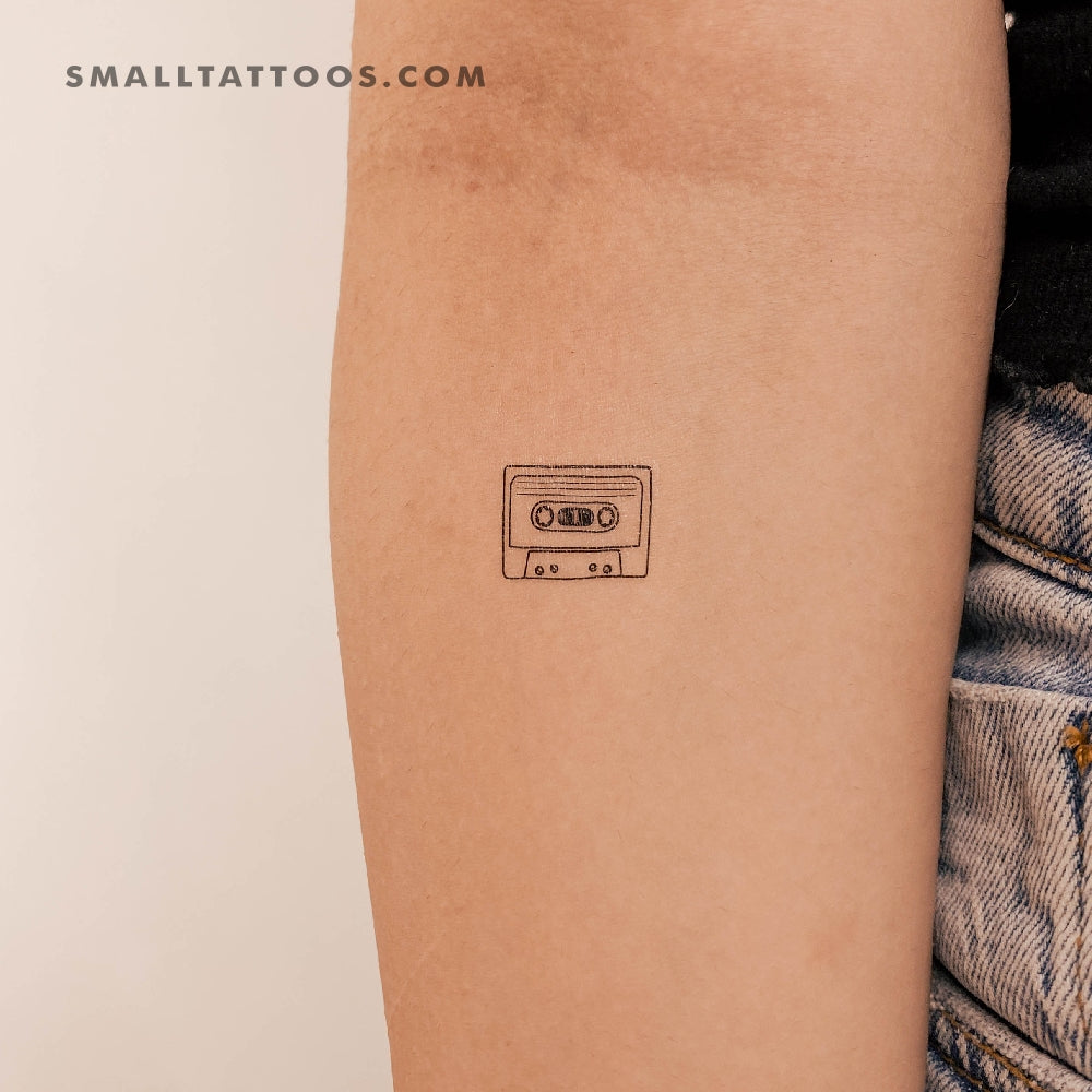 Cassette Temporary Tattoo (Set of 3)
