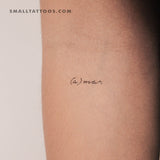 (A) Mar Temporary Tattoo (Set of 3)