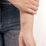 Cowboy Hat Temporary Tattoo (Set of 3)