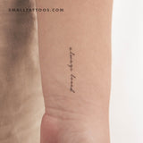 Always Loved Temporary Tattoo (Set of 3)