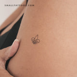 Fleur-de-lis Temporary Tattoo (Set of 3)