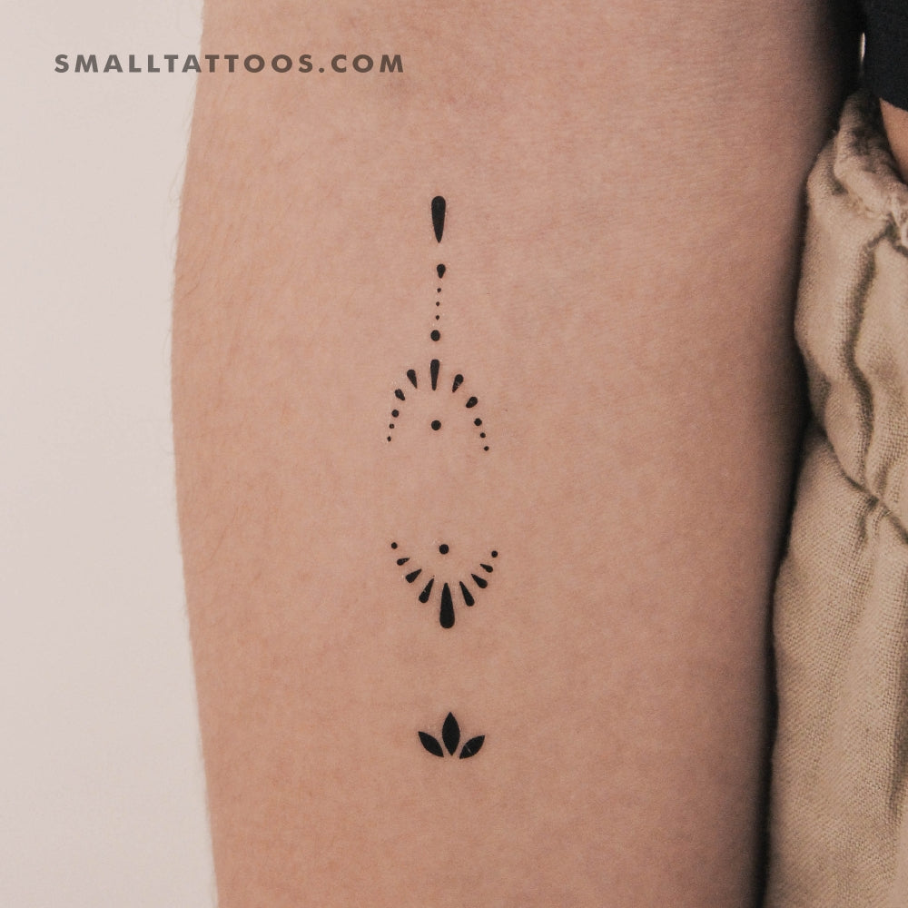 Tatuaje temporal de composición de dedos 2 (juego de 3)