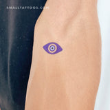 Nazar Eye Temporary Tattoo (Set of 3)