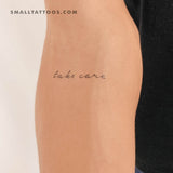 Take Care Temporary Tattoo (Set of 3)