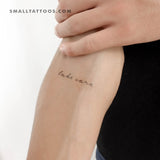 Take Care Temporary Tattoo (Set of 3)