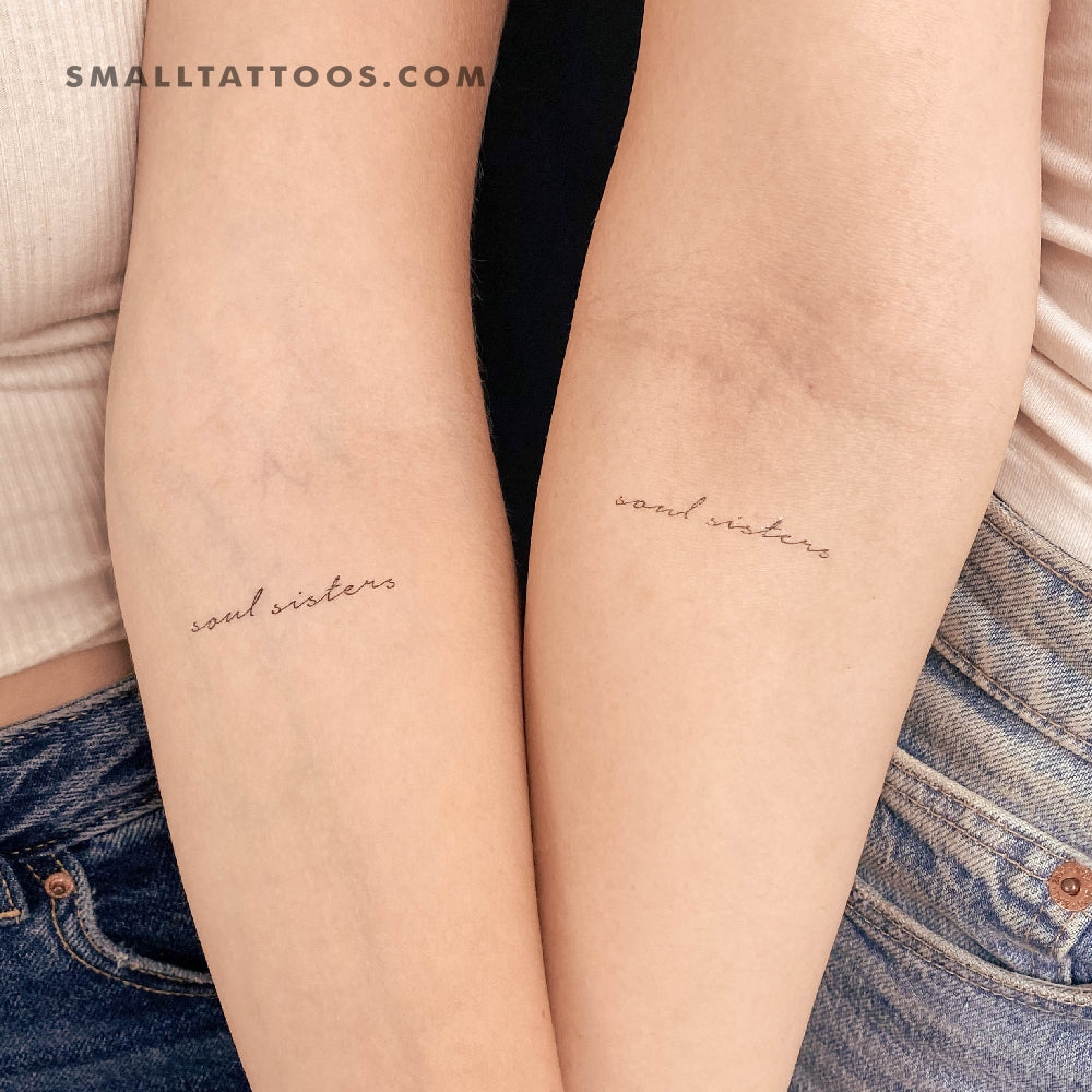 Best Friend Soul Sister Tattoos That Last
