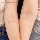 Soul Sisters Temporary Tattoo (Set of 3)