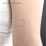 Crescent Moon Type I by Jakenowicz Temporary Tattoo (Set of 3)