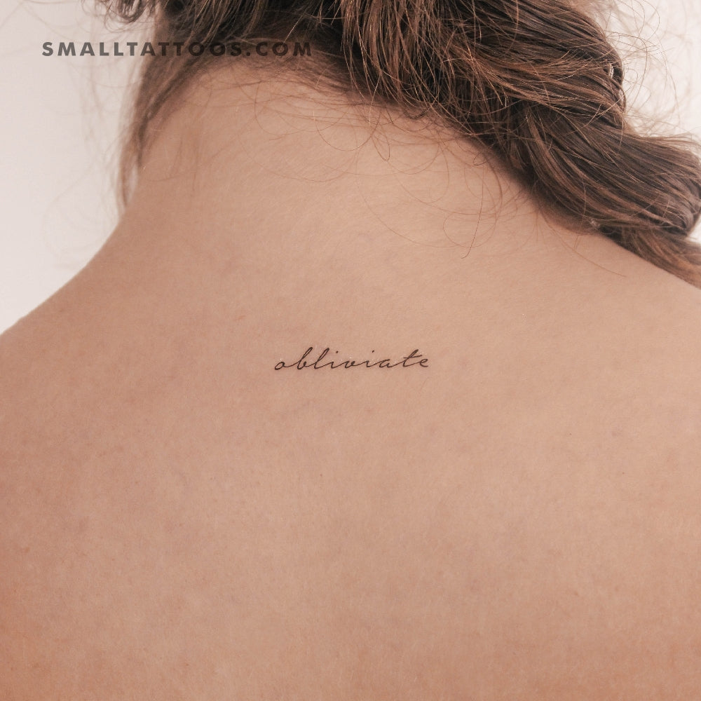 Obliviate Temporary Tattoo (Set of 3)