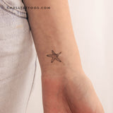 Starfish Temporary Tattoo (Set of 3)