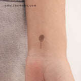 Tennis Raquet Temporary Tattoo - Set of 3