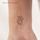 Self-Love Heart Temporary Tattoo (Set of 3)