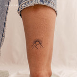 Mountain Sunrise Temporary Tattoo (Set of 3)