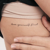 Love Yourself First Temporary Tattoo (Set of 3)