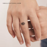 Tiny Eye Temporary Tattoo (Set of 3)
