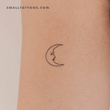 La Luna Crescent Temporary Tattoo (Set of 3)