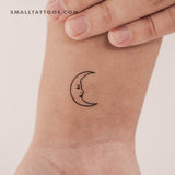 La Luna Crescent Temporary Tattoo (Set of 3)