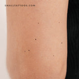Minimalist Libra Constellation Temporary Tattoo (Set of 3)