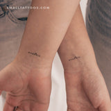 Sister Temporary Tattoo (Set of 3)