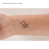 Fine Line Scorpion Temporary Tattoo (Set of 3)