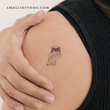 Owl Temporary Tattoo (Set of 3)