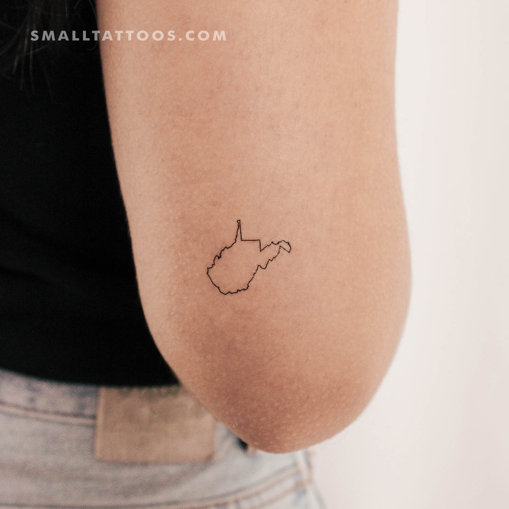 Tatuaje temporal de Virginia Occidental (juego de 3)