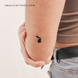 Michigan Map Temporary Tattoo (Set of 3)