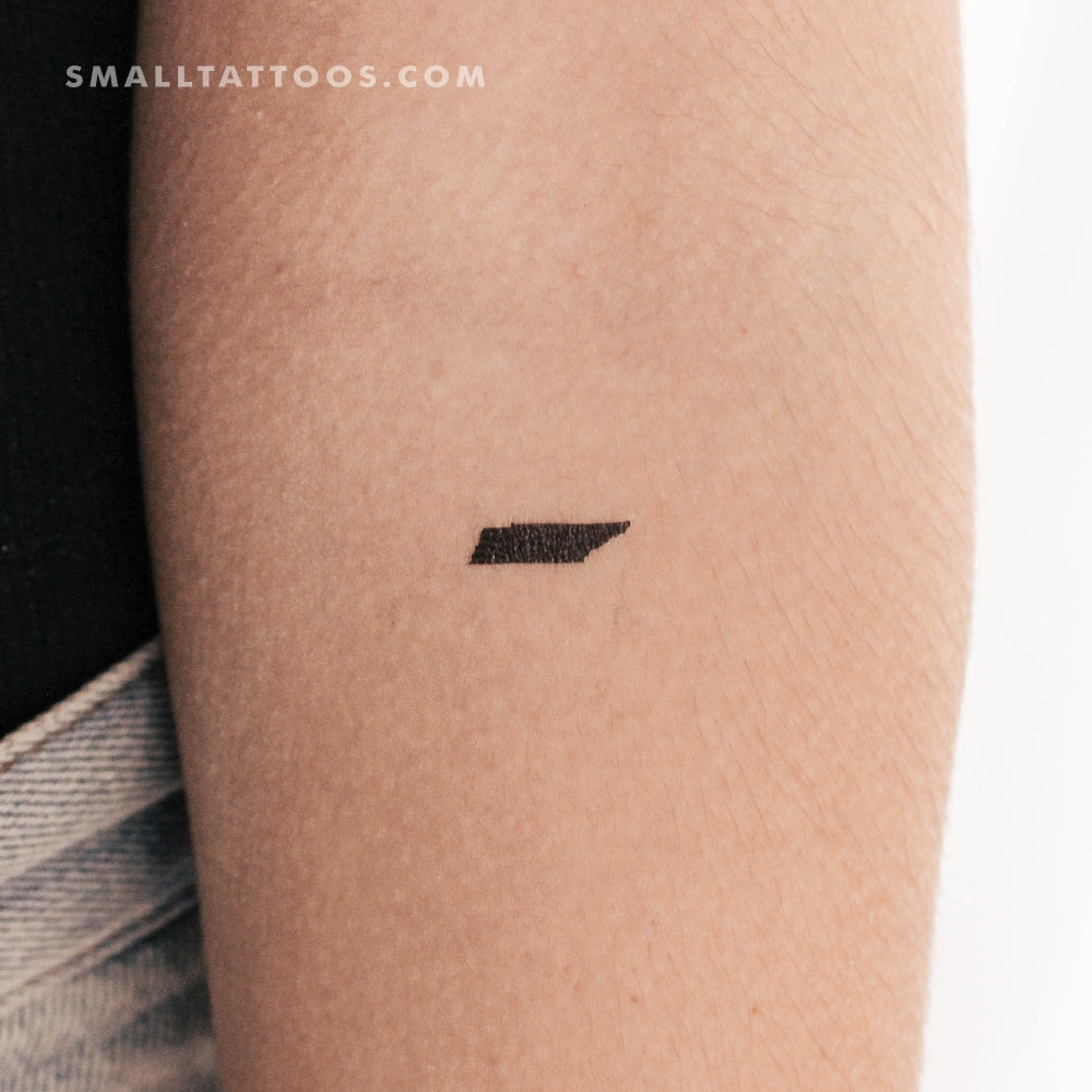 Tatuaje temporal del mapa de Tennessee (juego de 3)