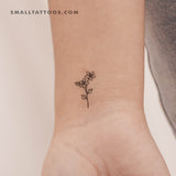 Tiny Flowers Temporary Tattoo (Set of 3)