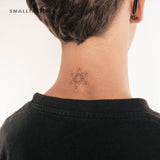 Metatron's Cube Temporary Tattoo (Set of 3)
