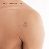 Moon and Rabbit Temporary Tattoo (Set of 3)