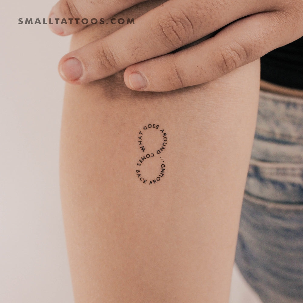 Lo que se da, se recibe... Tatuaje temporal - Juego de 3